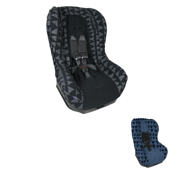 wonder barrière Vergelijken Dooky Seat Cover Tribal Dark Blue Black autostoelhoes 1+ | Dinkey Winkey